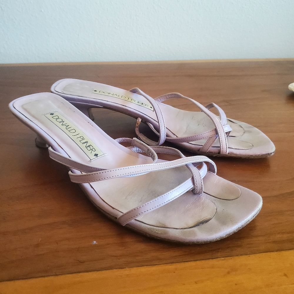 Donald j. Pliner leather strappy sandals